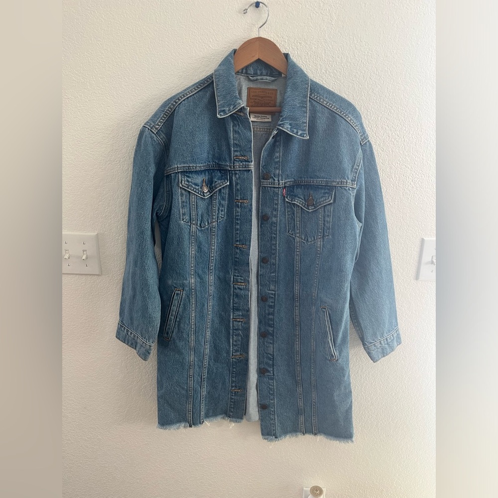 Long Levi Jean jacket